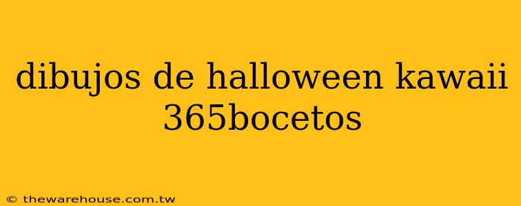 dibujos de halloween kawaii 365bocetos