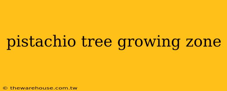 pistachio tree growing zone